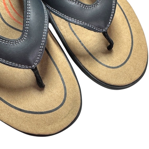 OrthOFeet Eldorado Sandals Flip Flops slides Shoes Size 10 2E (Wide) like new - Picture 9 of 16